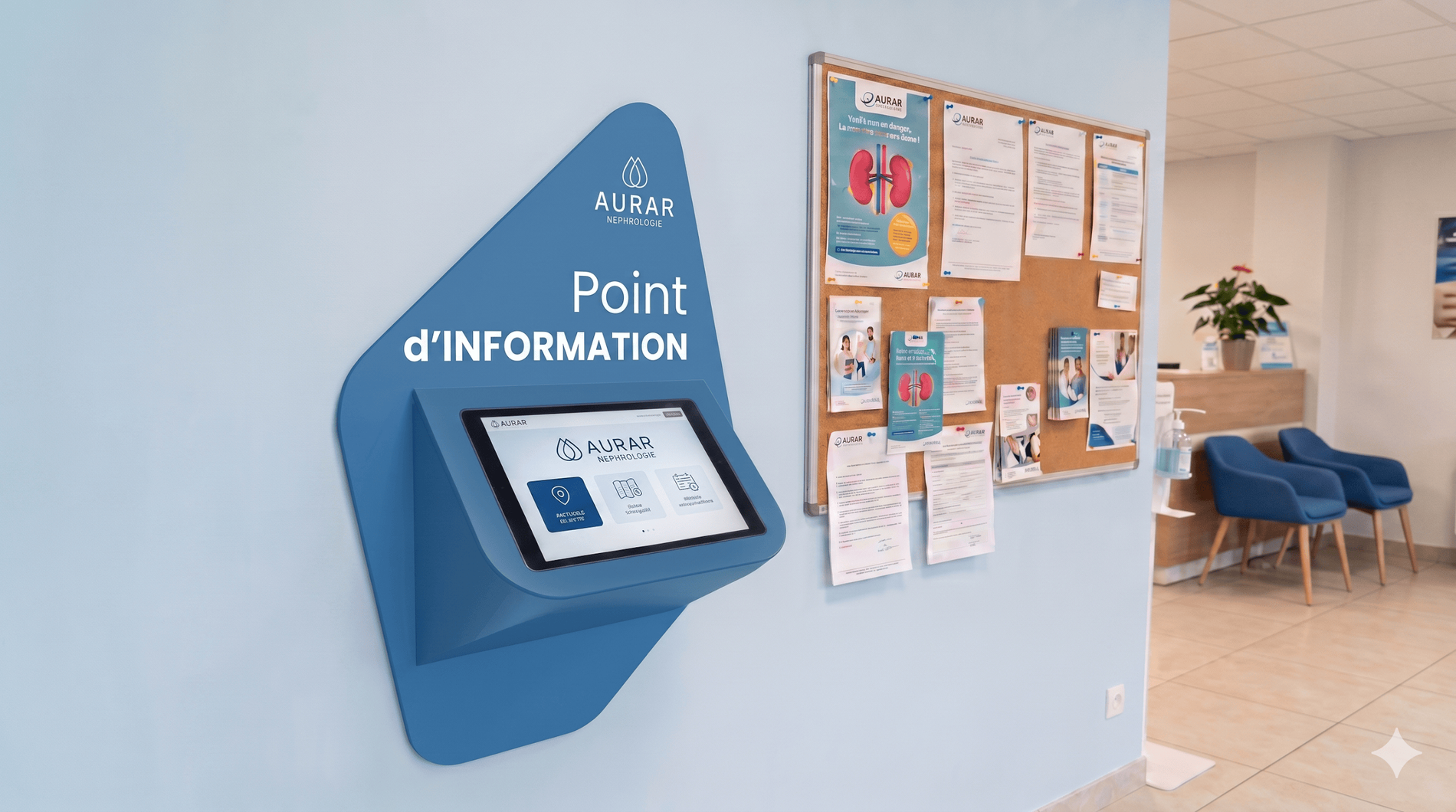 Borne d'information Aurar